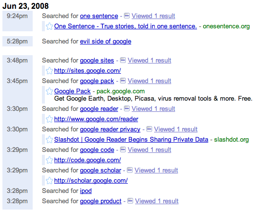 Google History | Karmi Phuc Blog
