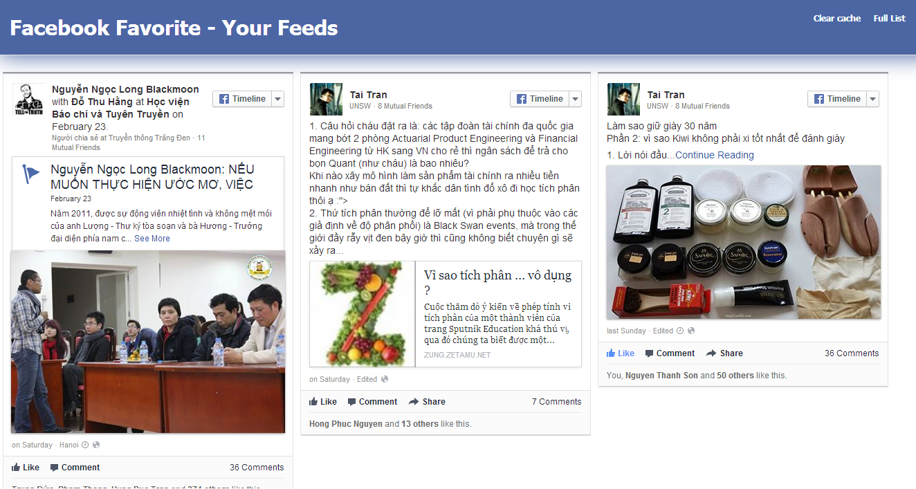 Facebook Favorite | Karmi Phuc